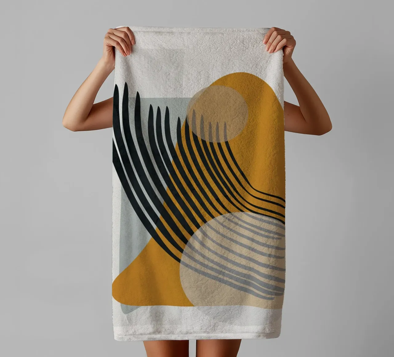 Abstract Shapes  33 asciugamano da bagno da cityart