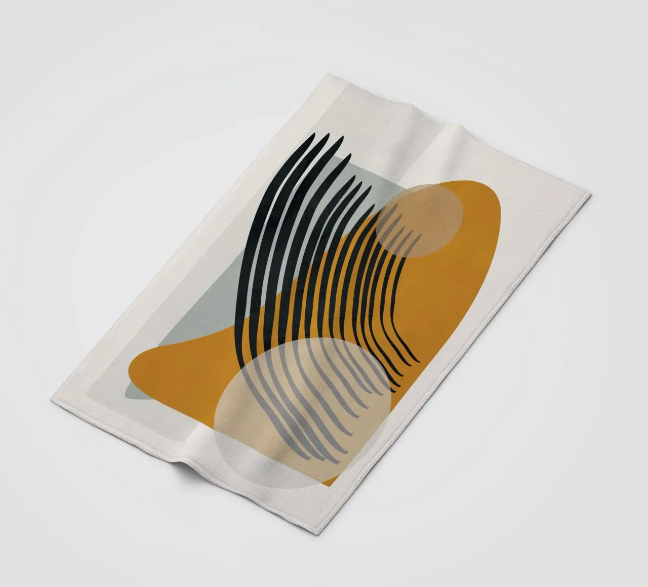 Abstract Shapes  33 coperta in pile da cityart