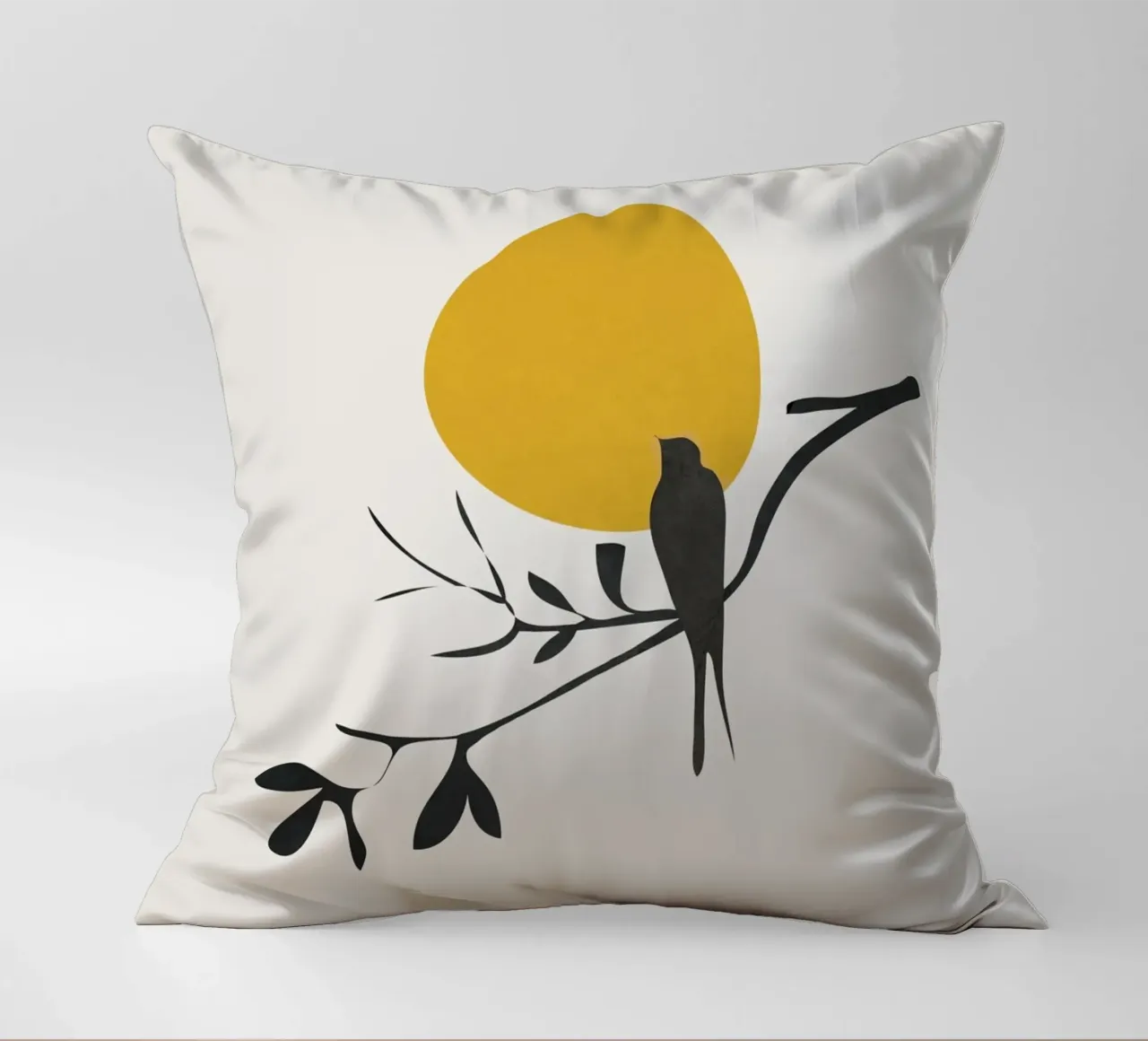 Bird and the Setting Sun cuscino da cityart