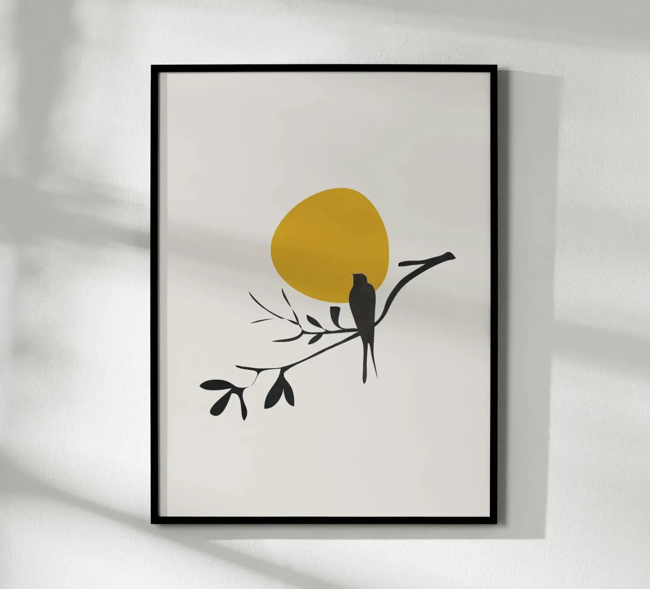 Bird and the Setting Sun carta hahnemühle da cityart