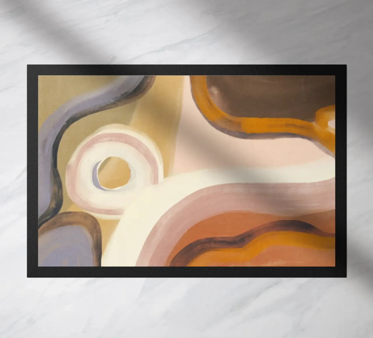Flujo de aceite abstracto 01 felpudo de Little Dean