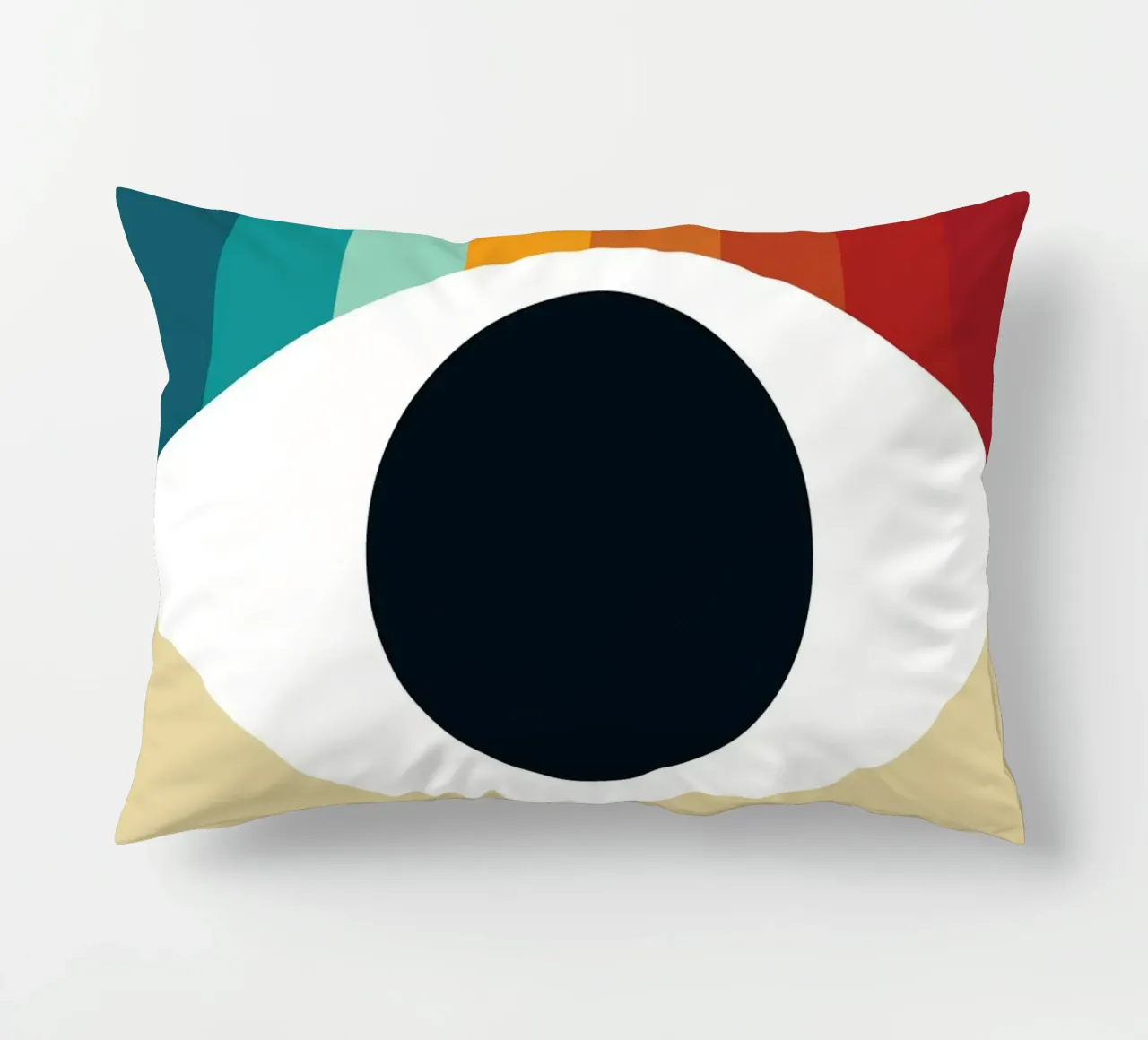 Eye Retro Rainbow cuscino da galihstudio