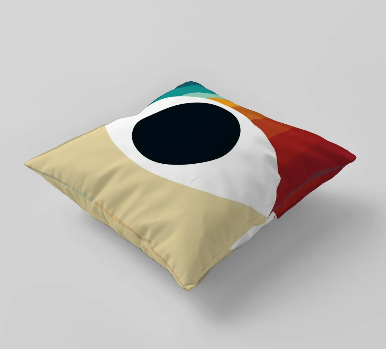 Eye Retro Rainbow cuscino da galihstudio