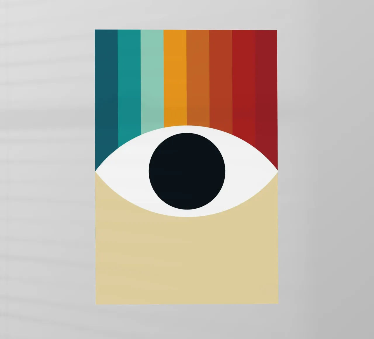 Eye Retro Rainbow pellicola backlit da galihstudio