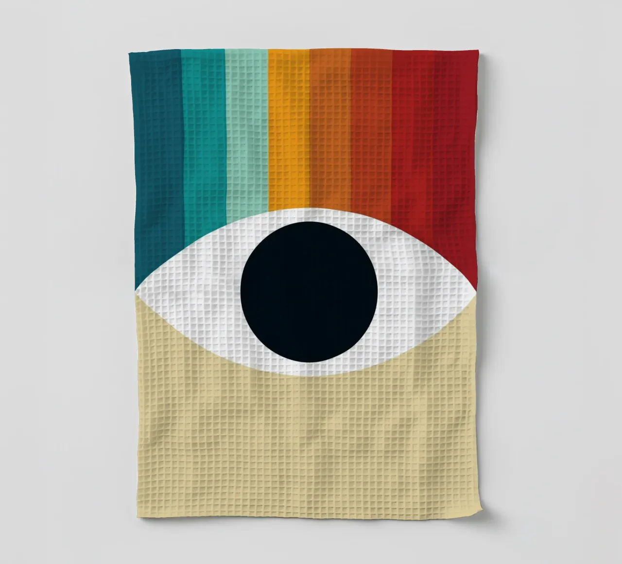 Eye Retro Rainbow canovaccio da cucina da galihstudio