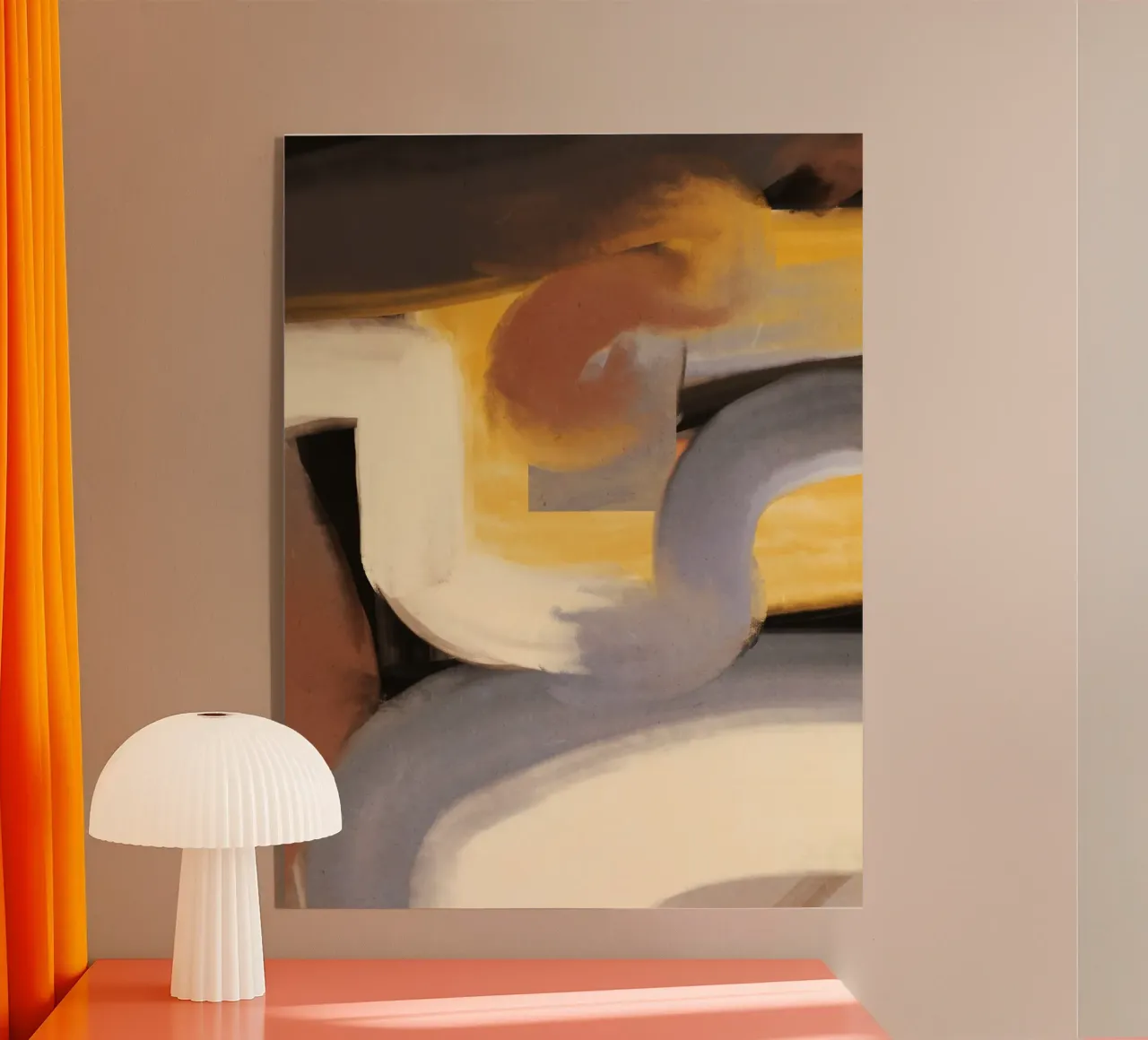 Flusso d'olio astratto 02 plexiglass da Little Dean