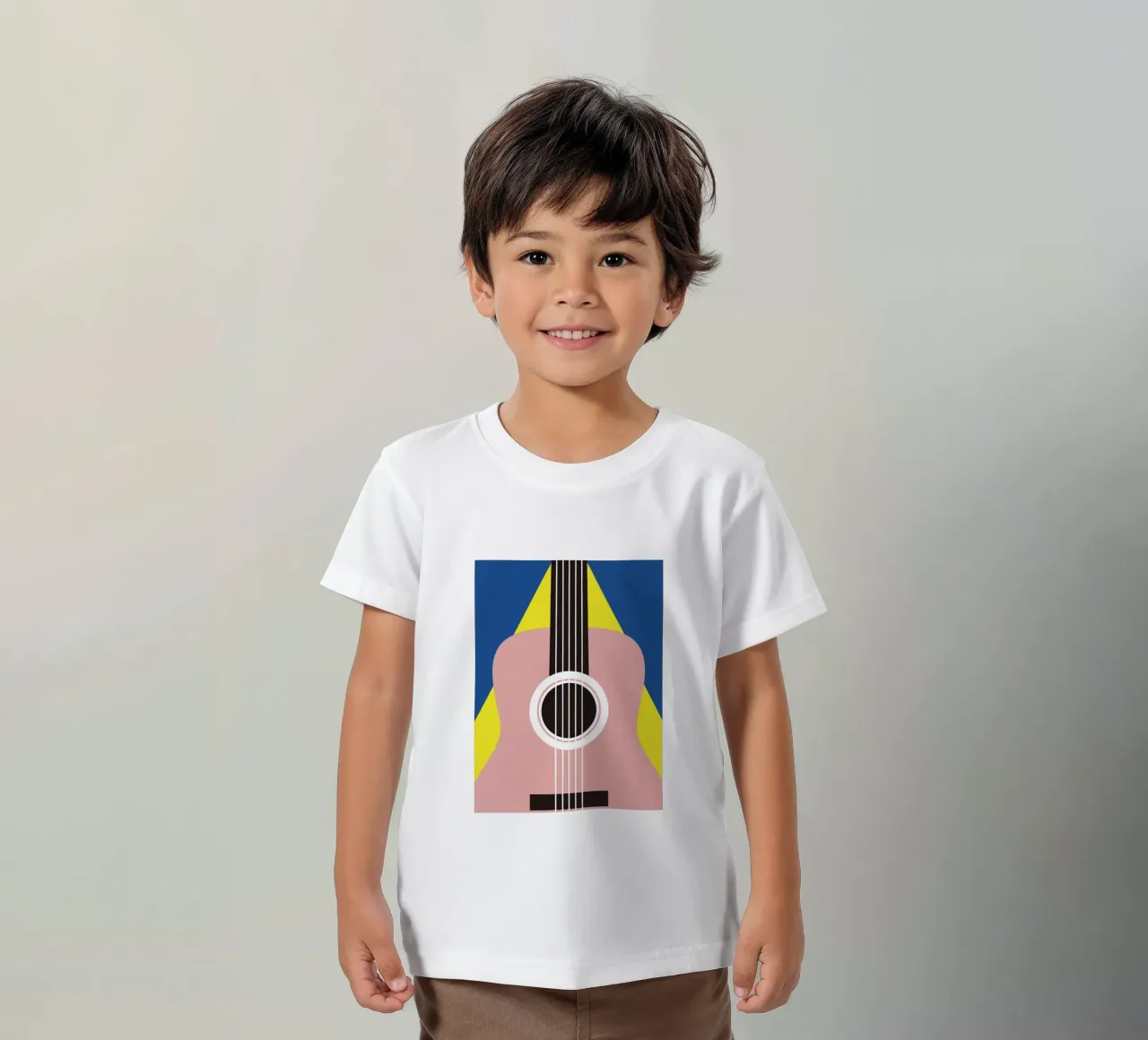 Guitar kids t-shirt by LOOK DIFFERENT