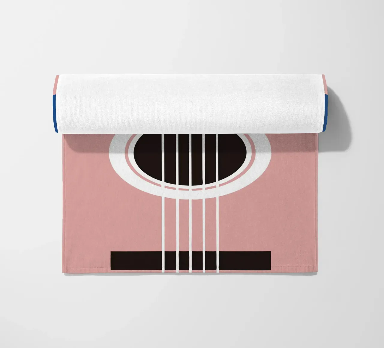 Guitar beach towel by LOOK DIFFERENT
