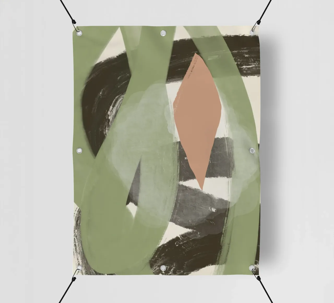 Flusso d'olio astratto 03 telo in pvc da Little Dean