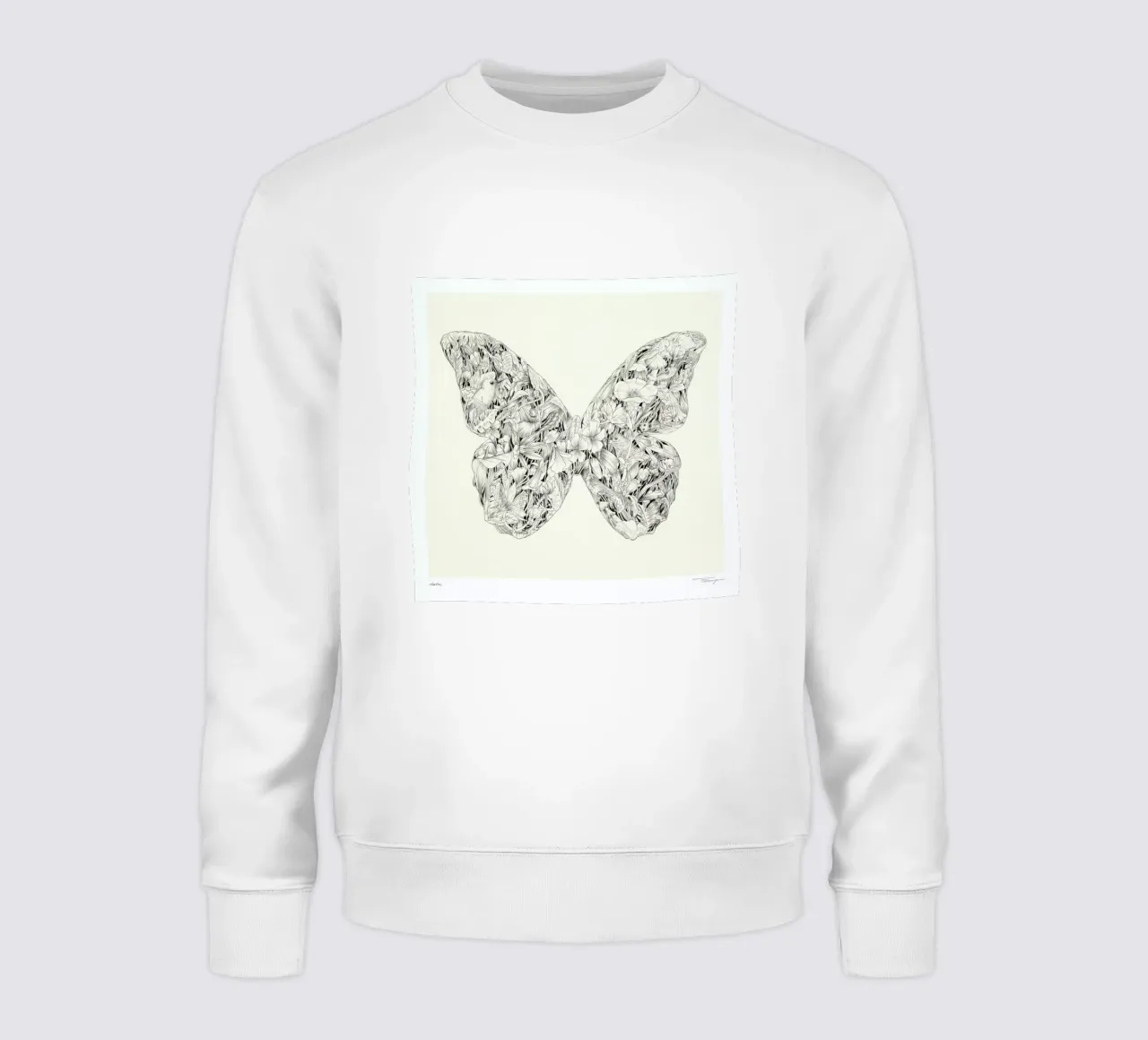 Morpho sweatshirt by Faunesque