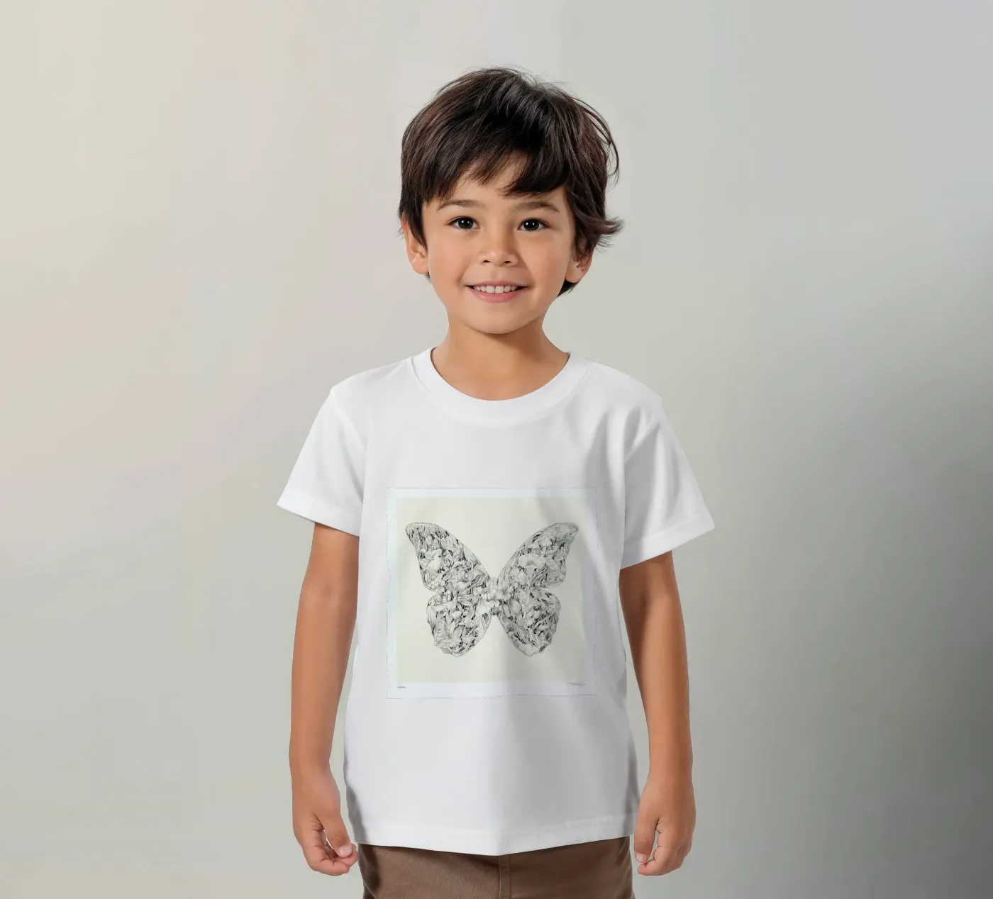 Morpho kids t-shirt by Faunesque