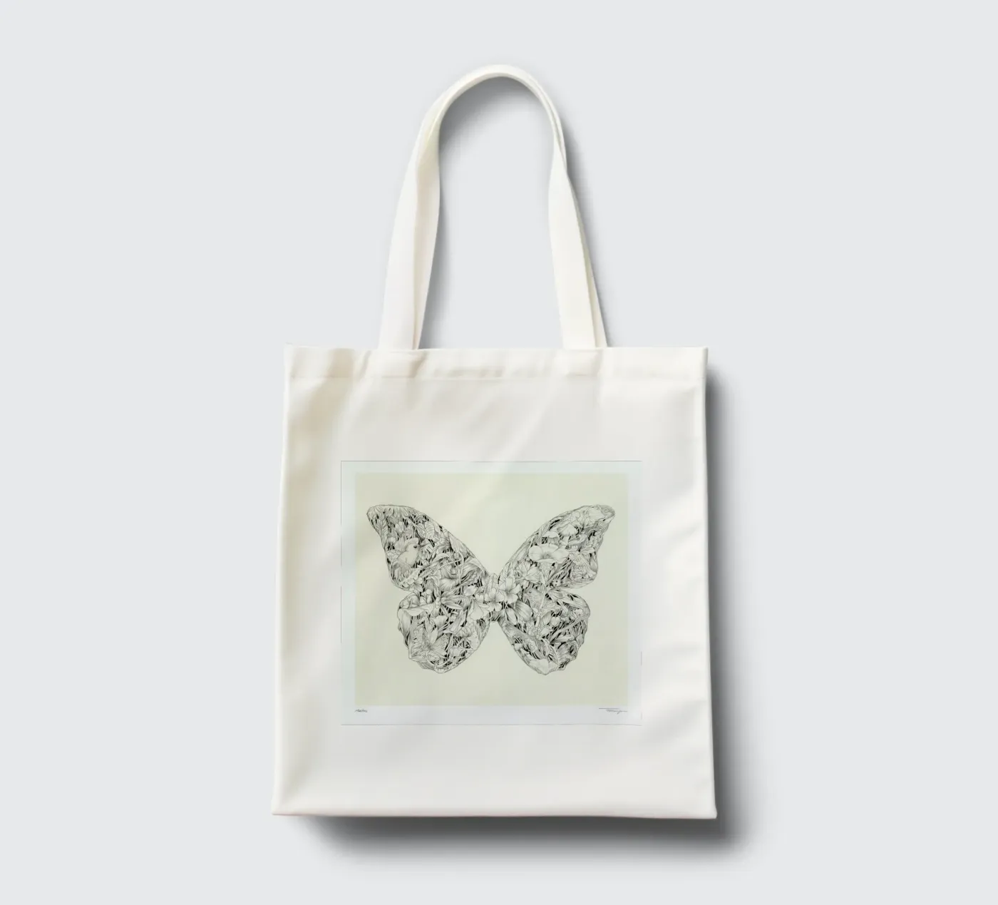 Morpho borsa in juta da Faunesque