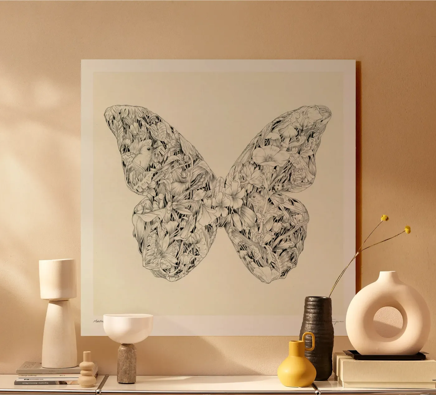 Morpho plexiglas de Faunesque