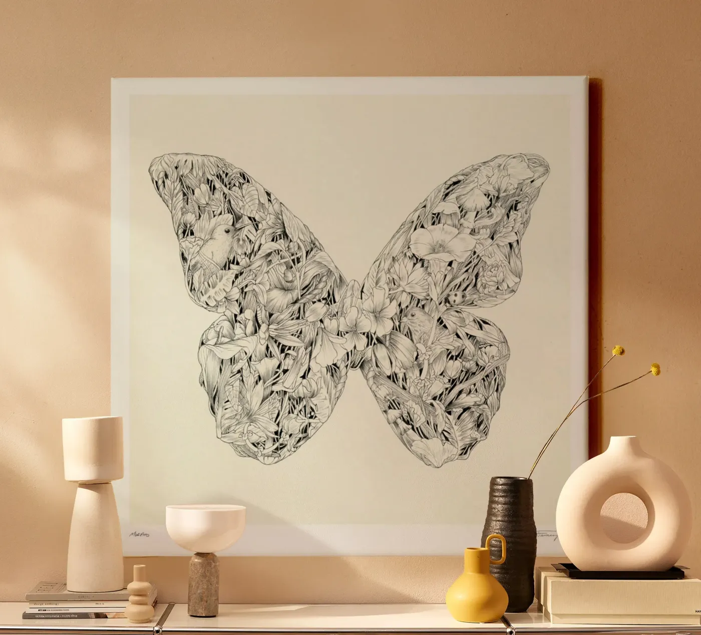 Morpho tela da Faunesque