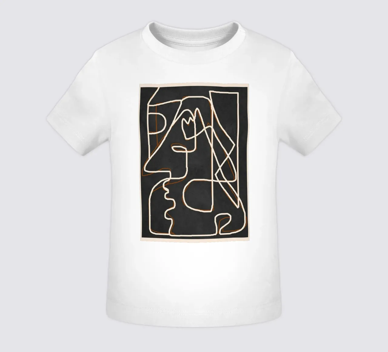 Abstract Face Sketch 1 maglietta neonato da Nadjaa