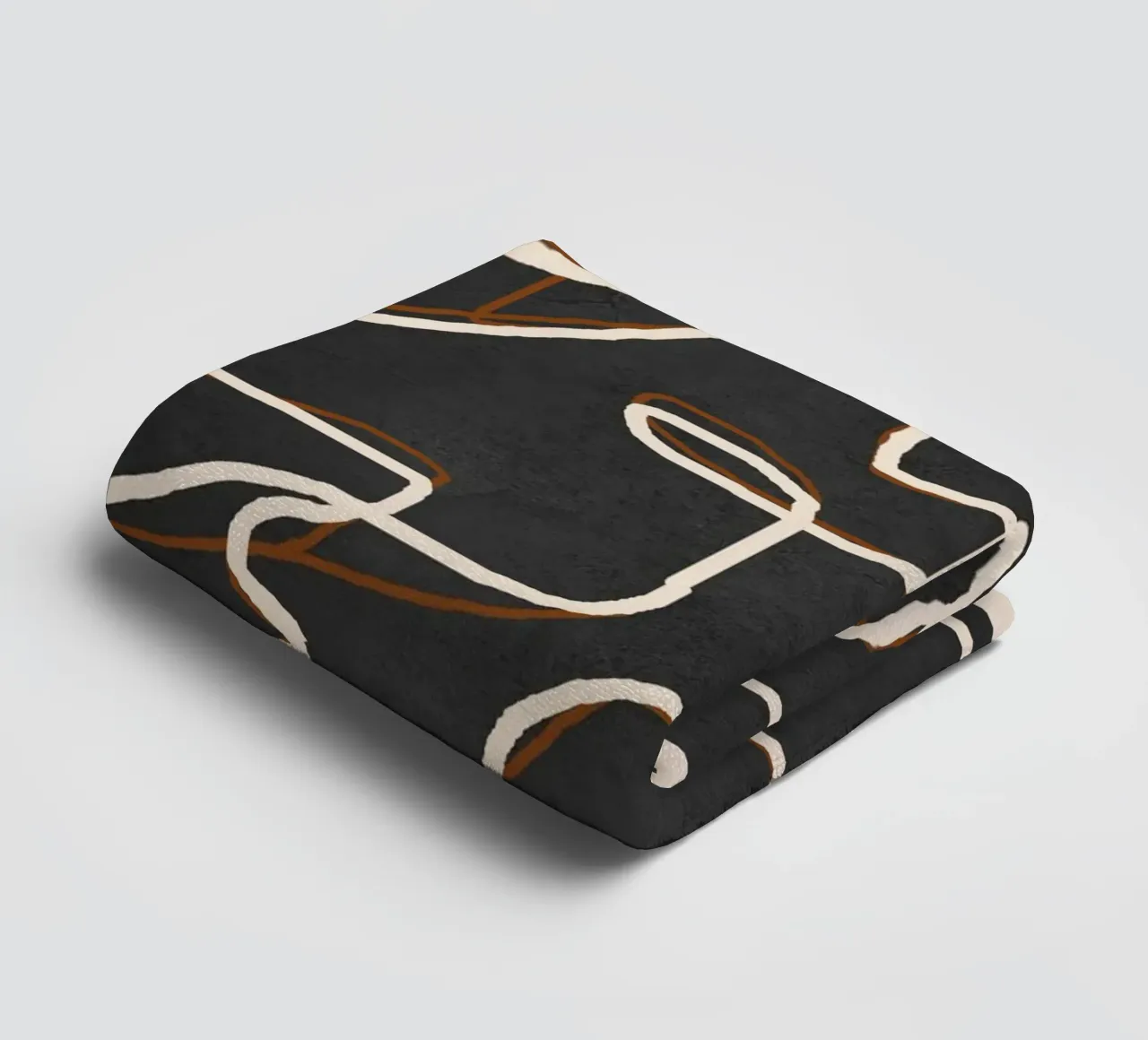 Abstract Face Sketch 1 asciugamano da bagno da Nadjaa