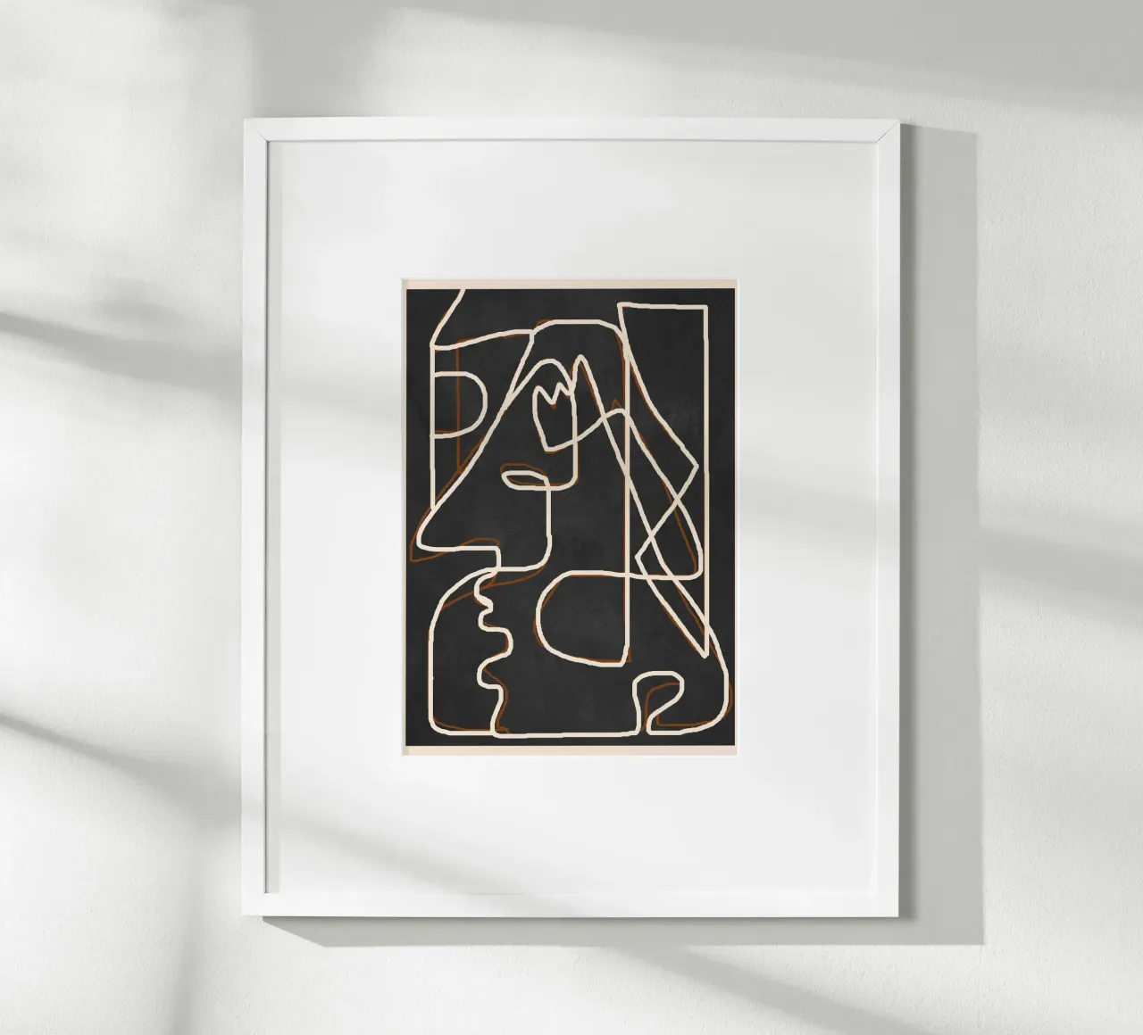 Abstract Face Sketch 1 poster da Nadjaa