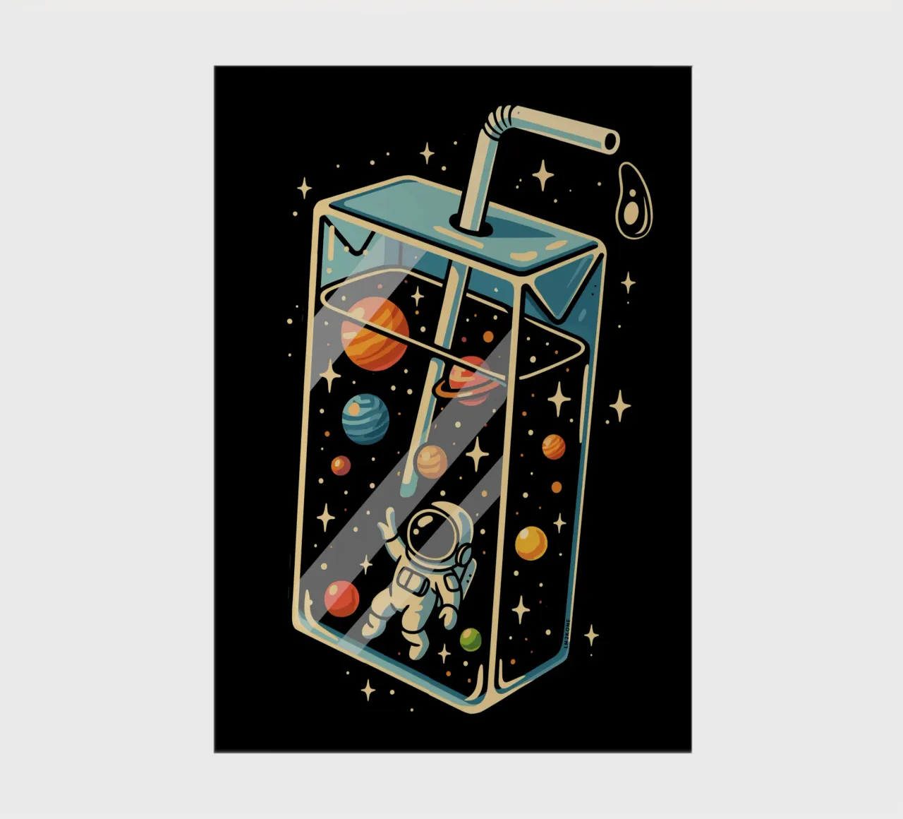 Astronaut In Space Juice notebook by LM2KONE