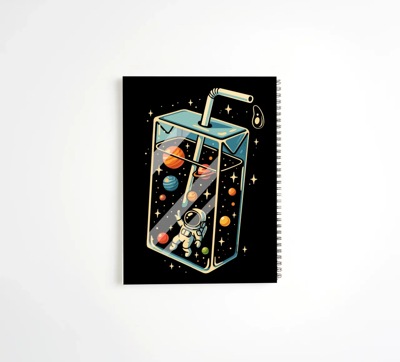 Astronaut In Space Juice spiral notebook by LM2KONE
