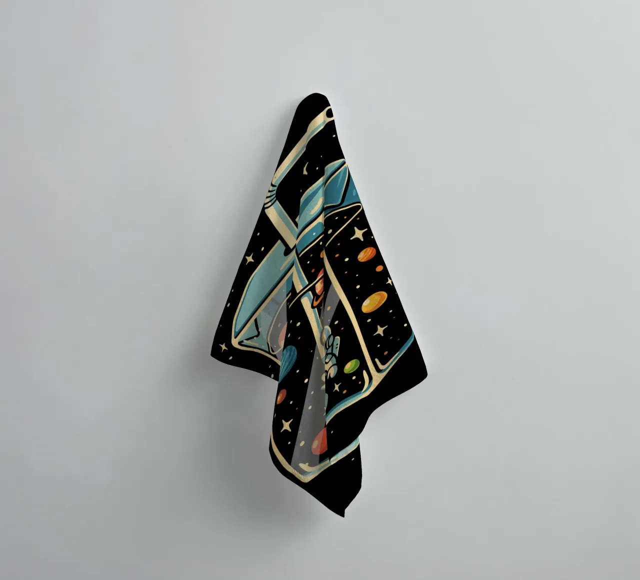 Astronaut in de ruimte Sap badhanddoek van LM2KONE