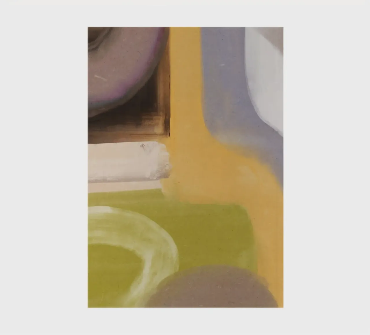 Abstract oil flow 04 notebook by Little Dean