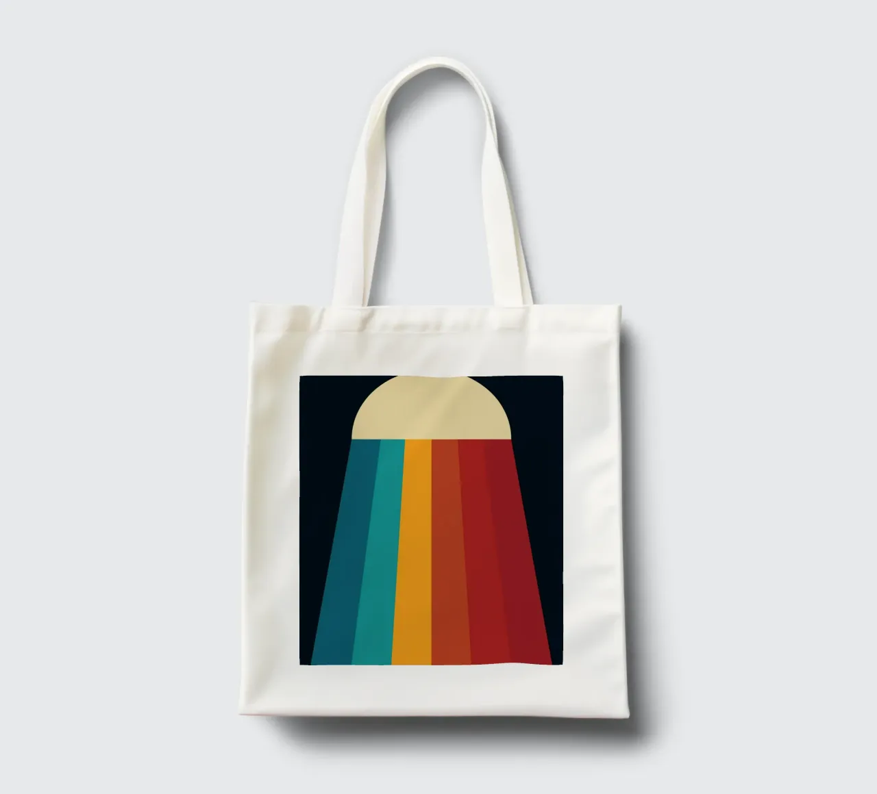 Retro Lamp borsa in juta da galihstudio