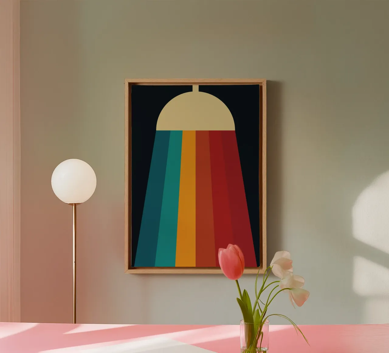 Retro Lamp tela da galihstudio