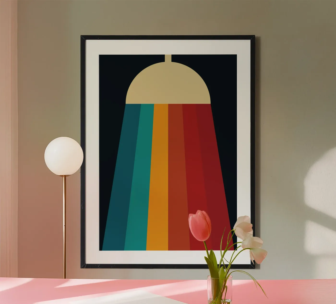 Retro Lamp poster da galihstudio