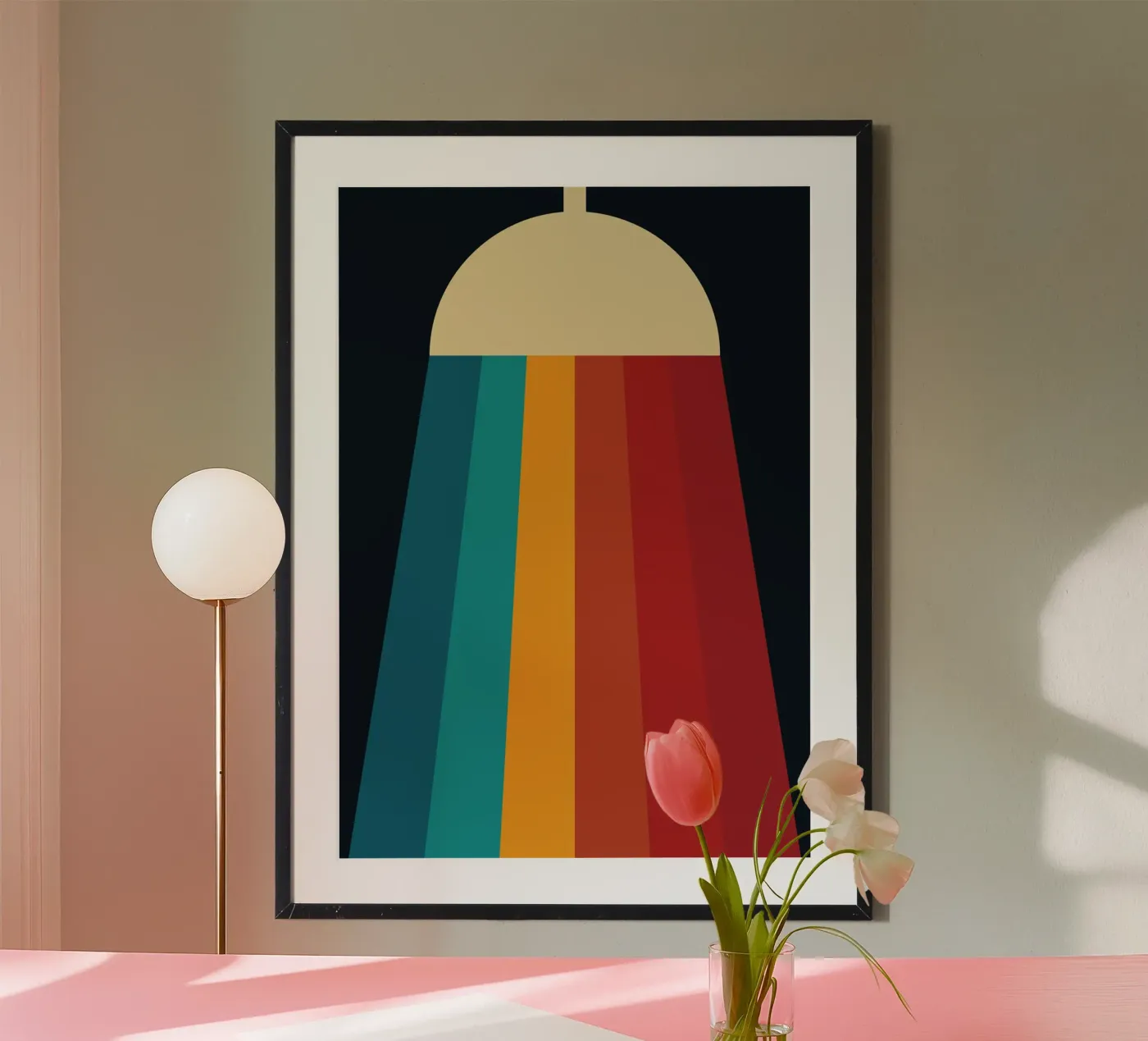 Retro Lamp poster da galihstudio