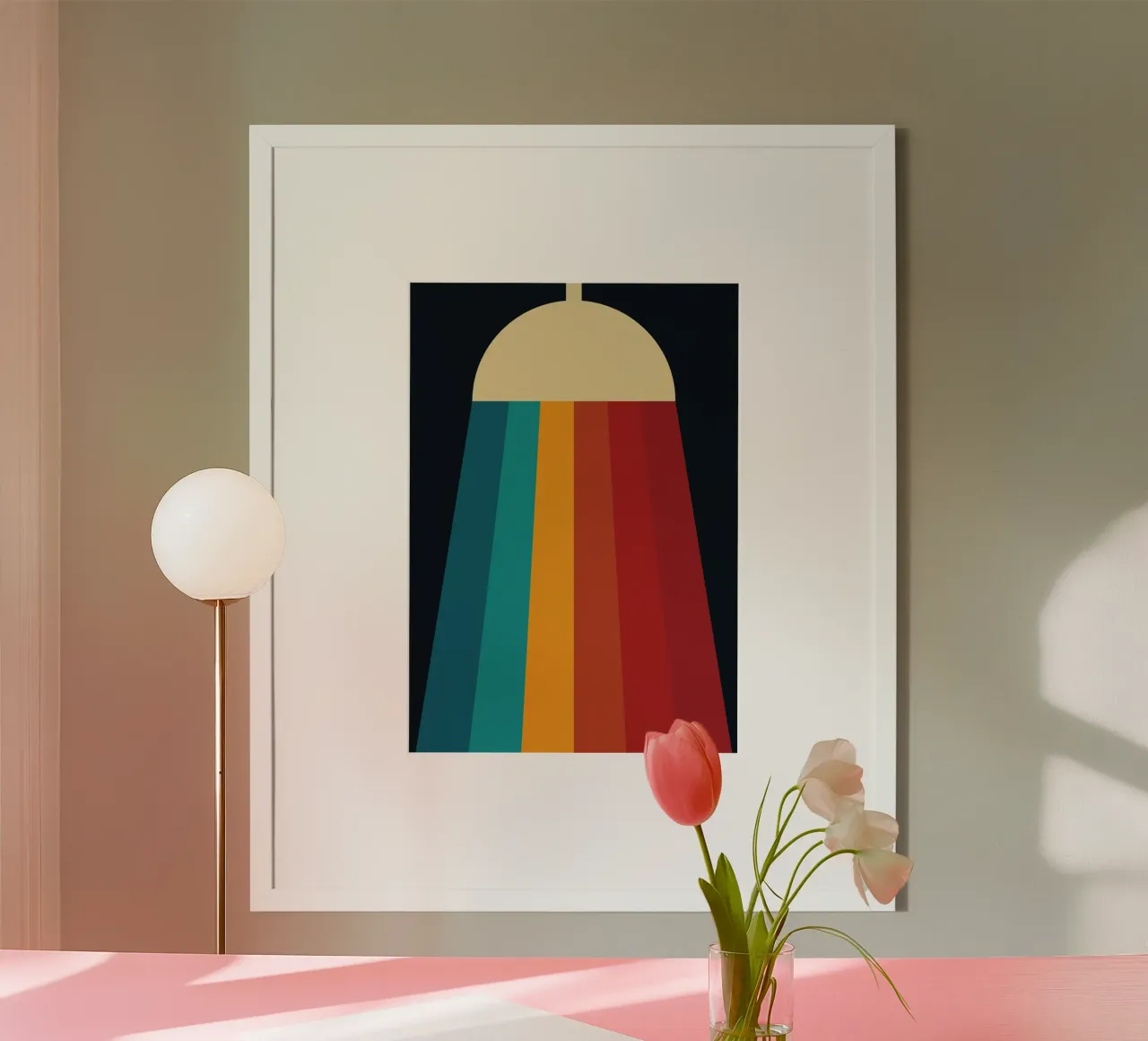 Retro Lamp carta hahnemühle da galihstudio