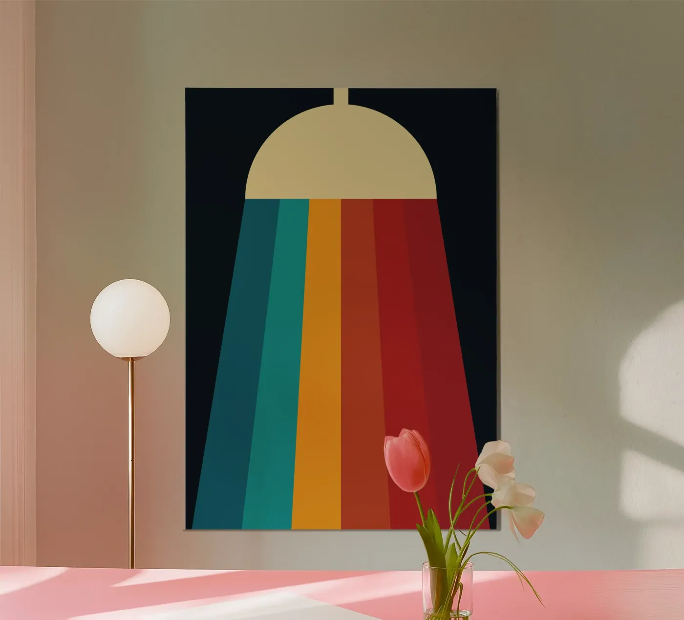 Retro Lamp poster da galihstudio