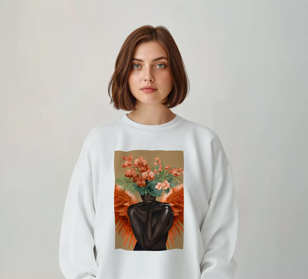 Celestial Bloom 1 Sweatshirt von Nadjaa