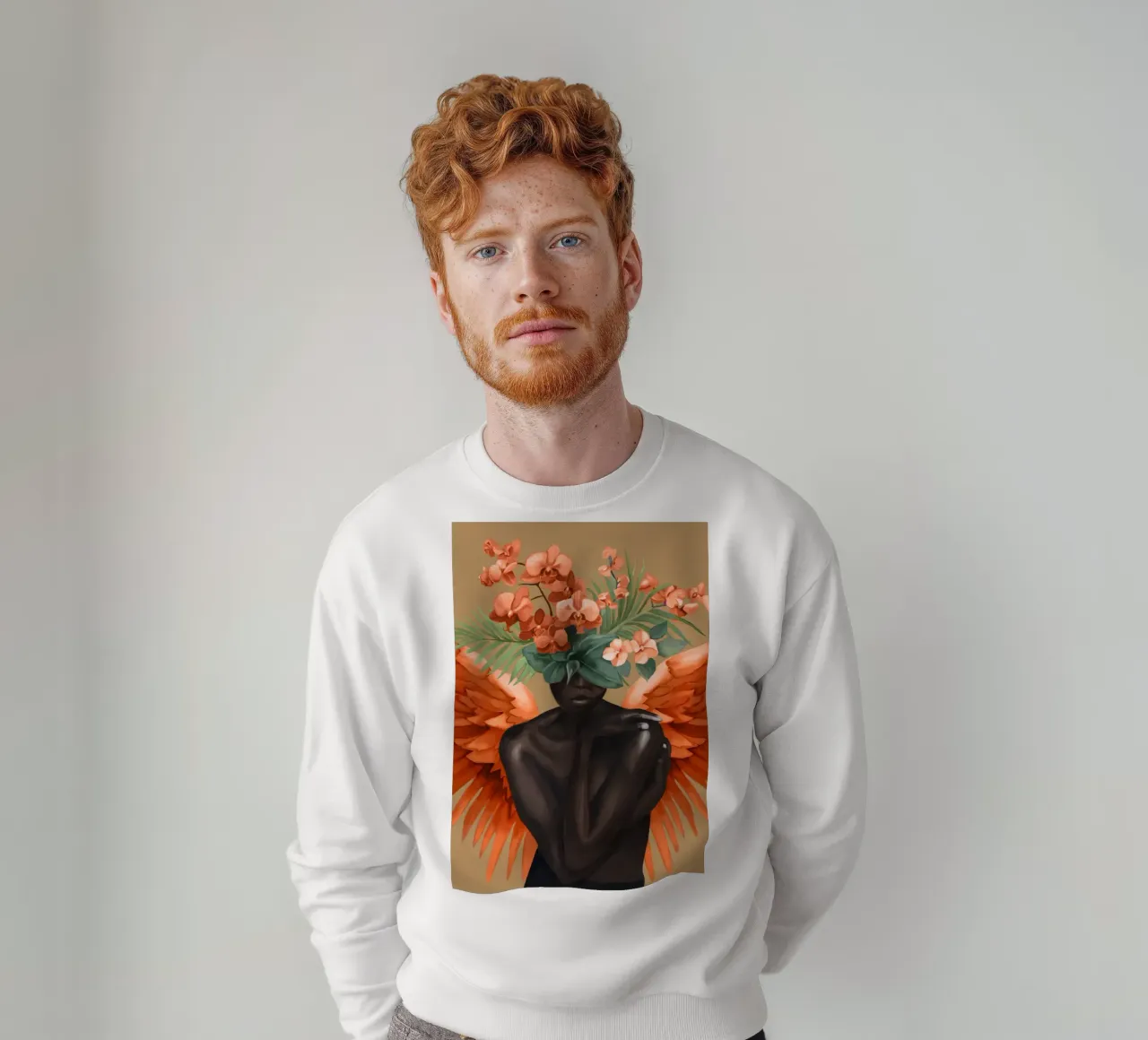 Celestial Bloom 1 Sweatshirt von Nadjaa