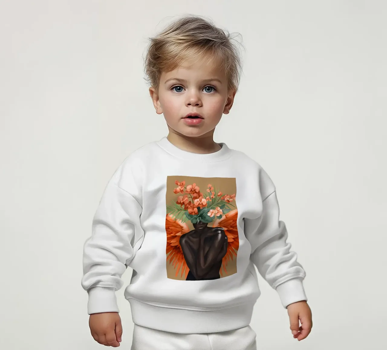 Celestial Bloom 1 baby sweatshirt by Nadjaa
