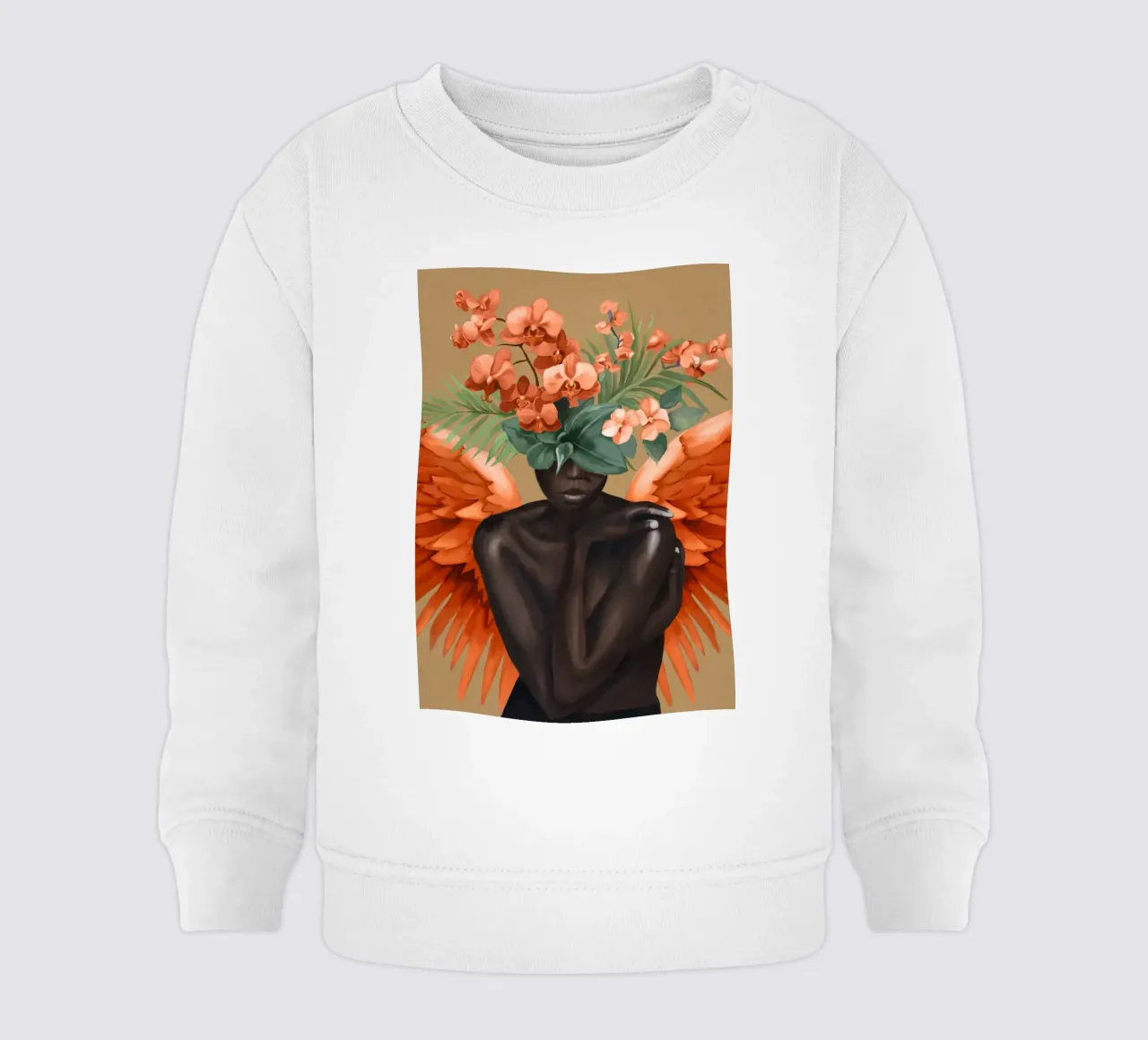 Celestial Bloom 1 baby sweatshirt by Nadjaa