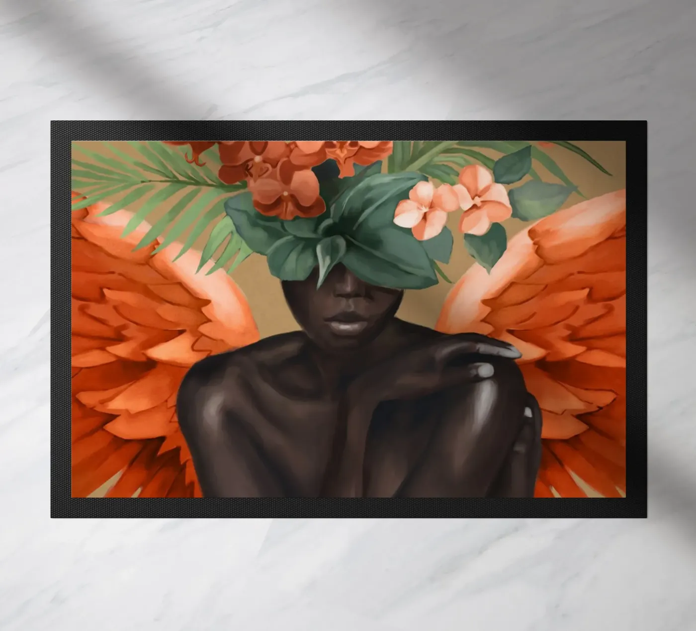 Celestial Bloom 1 deurmat van Nadjaa