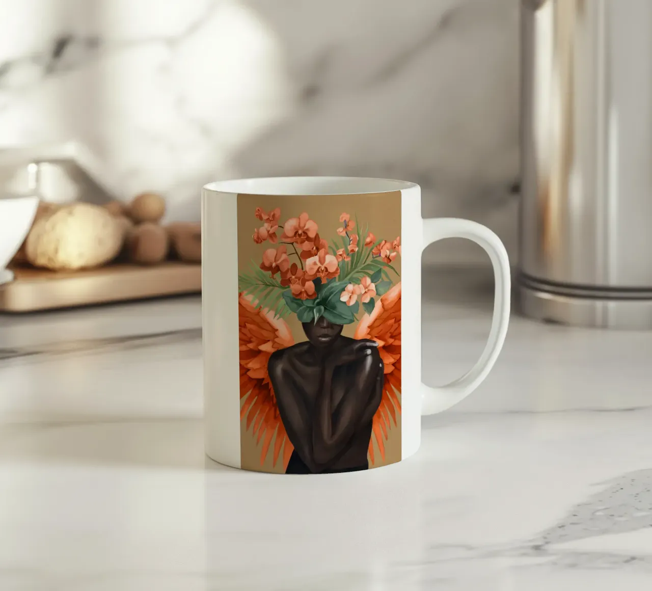 Celestial Bloom 1 tazza in ceramica da Nadjaa