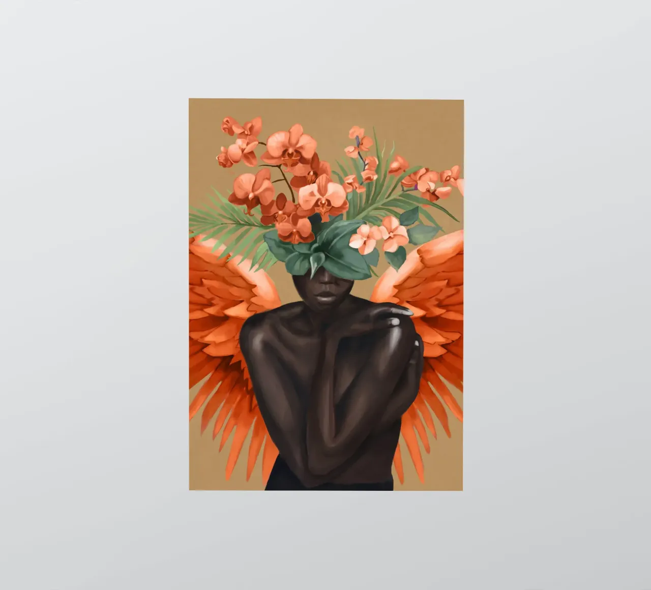 Celestial Bloom 1 sticker van Nadjaa