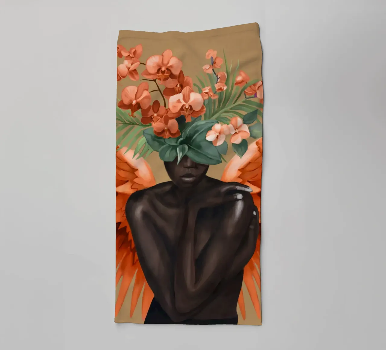 Celestial Bloom 1 badhanddoek van Nadjaa