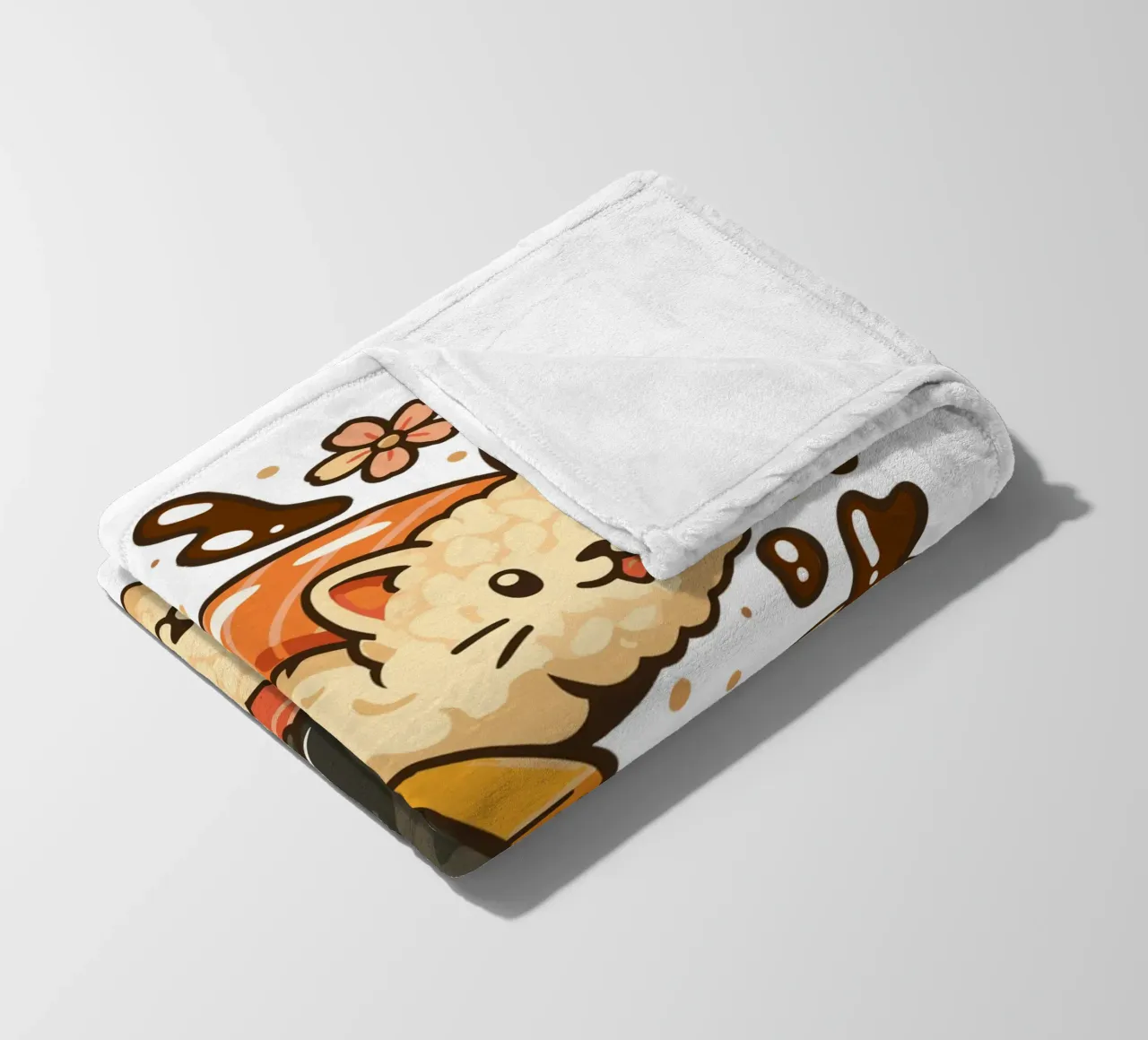Gatti simpatici di sushi coperta in pile da LM2KONE