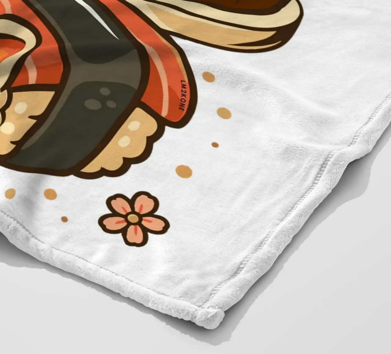 Gatti simpatici di sushi coperta in pile da LM2KONE