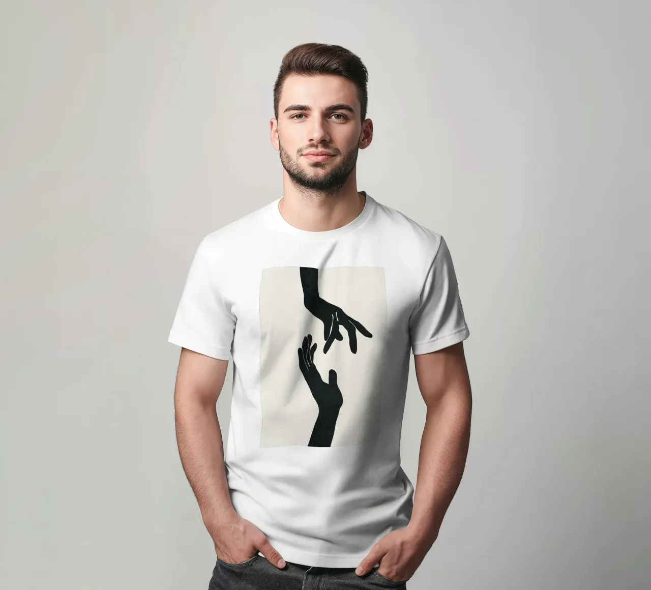 Abstract Hands t-shirt da Nadjaa