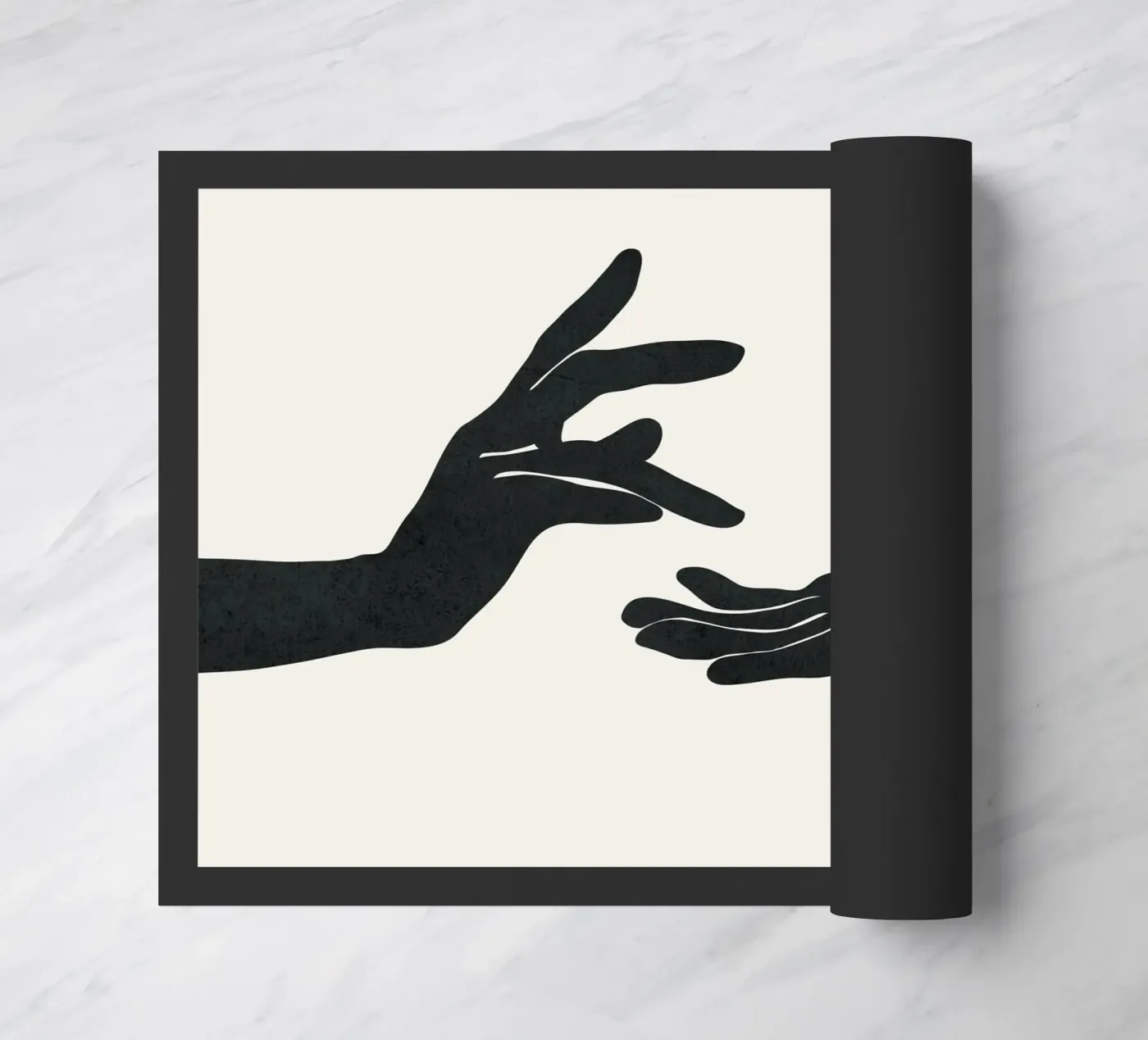 Abstract Hands doormat by Nadjaa