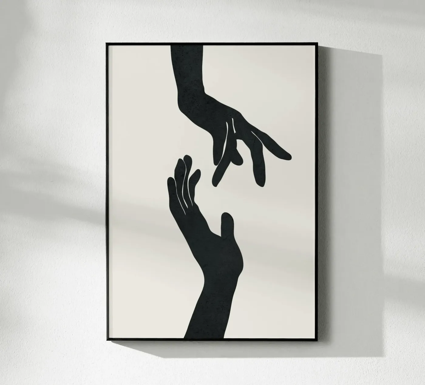 Abstract Hands Acryl-Glas von Nadjaa