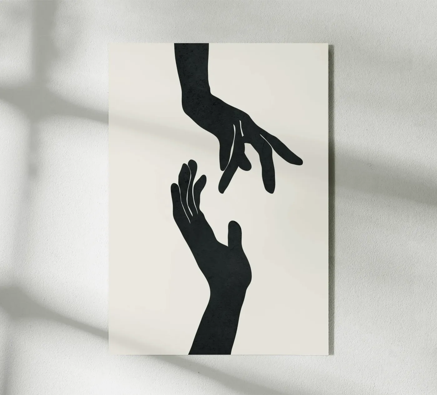 Abstract Hands Acryl-Glas von Nadjaa