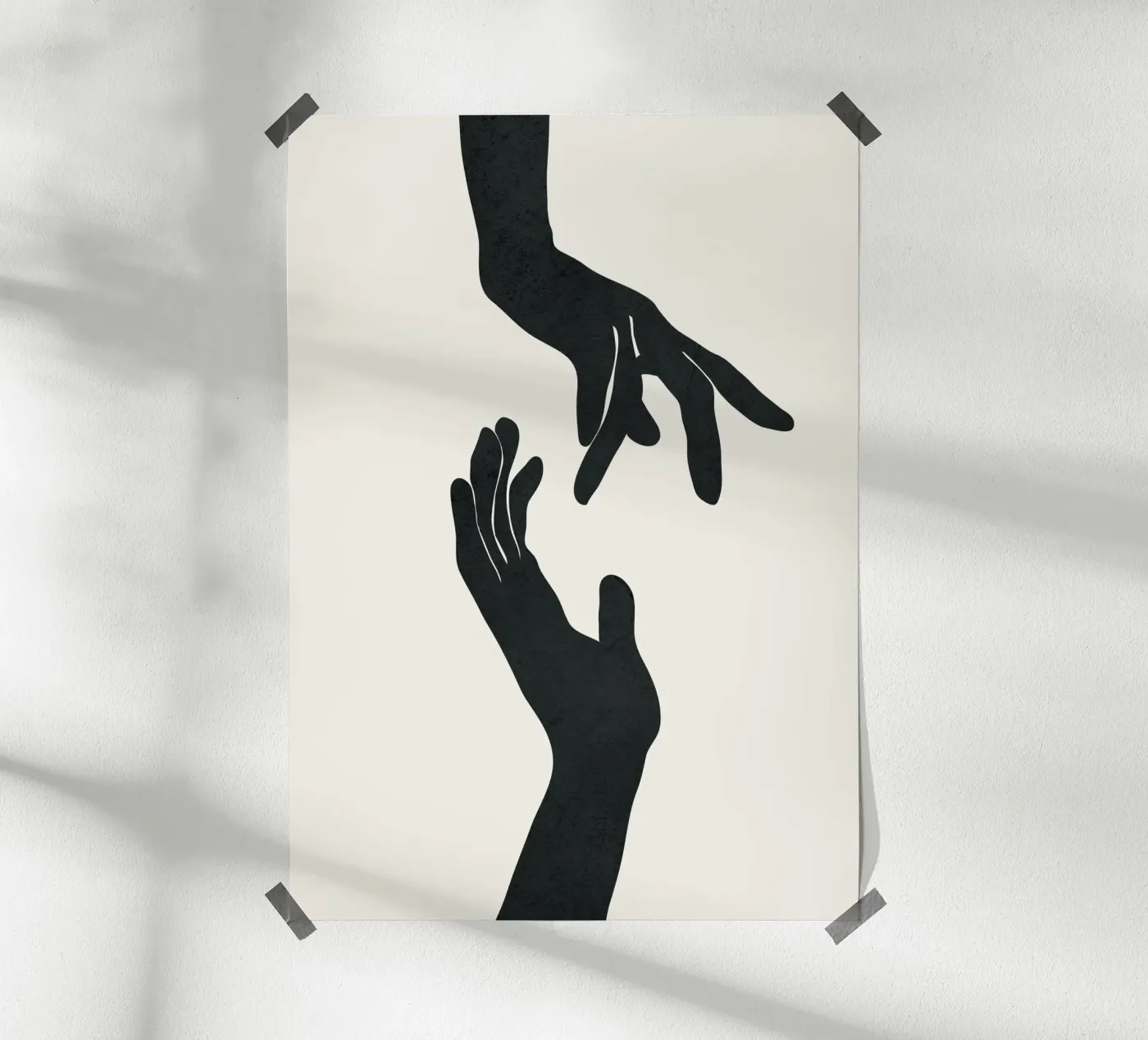 Abstract Hands poster da Nadjaa