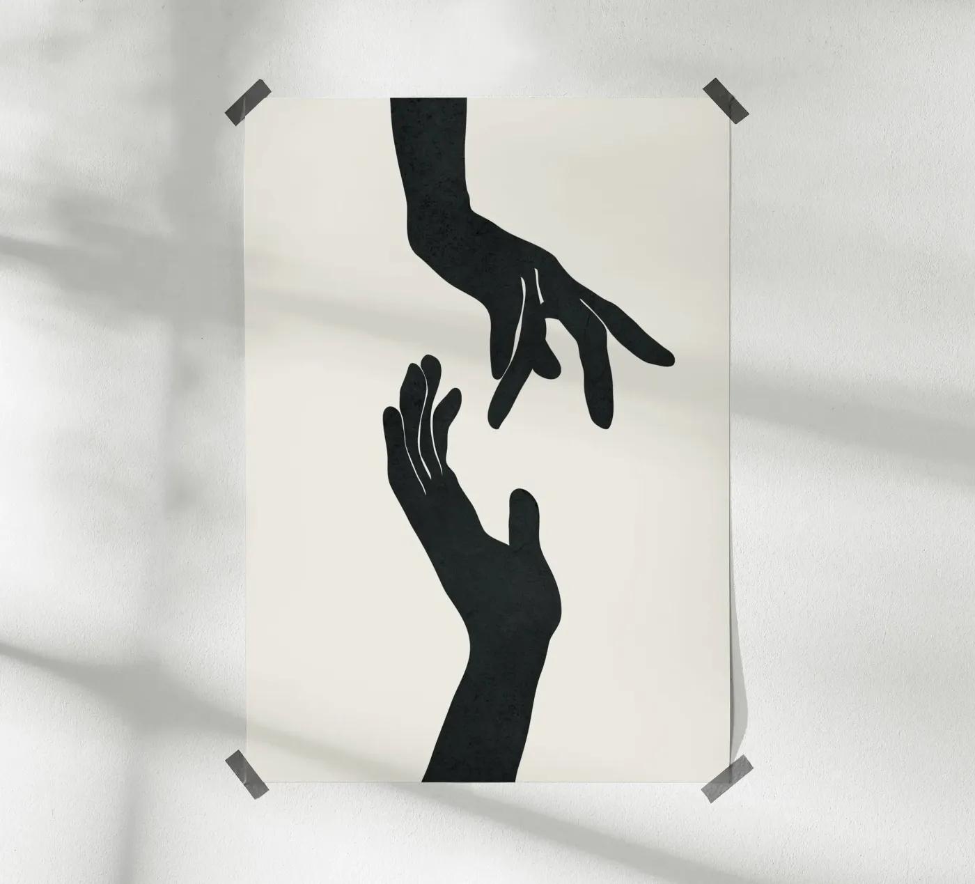 Abstract Hands poster de Nadjaa