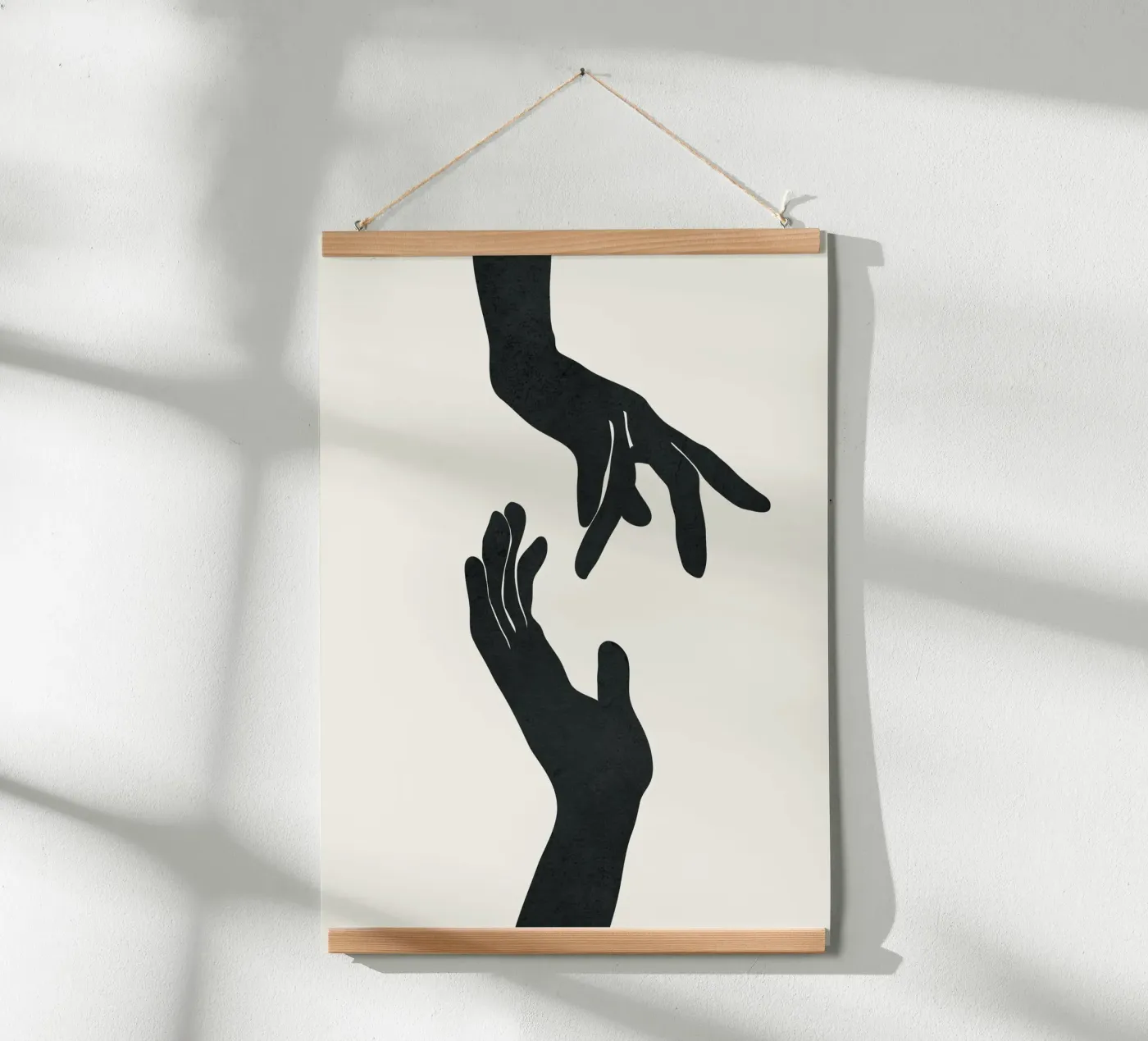 Abstract Hands poster de Nadjaa