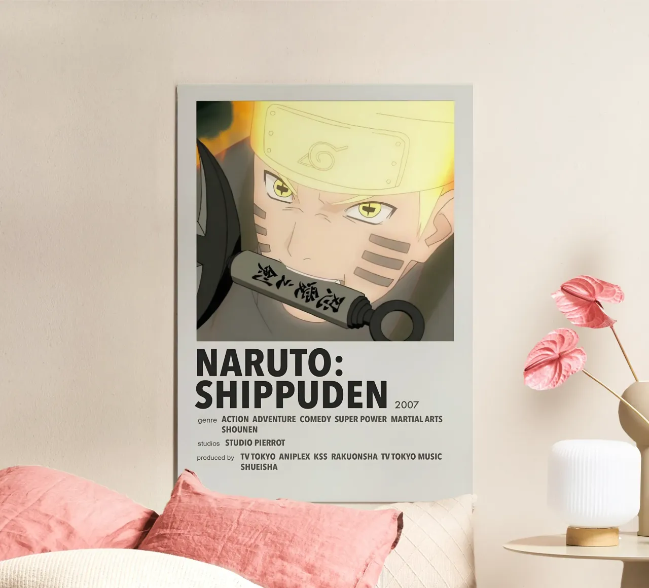 NARUTO: SHIPPUDEN  2007 poster da Totoya