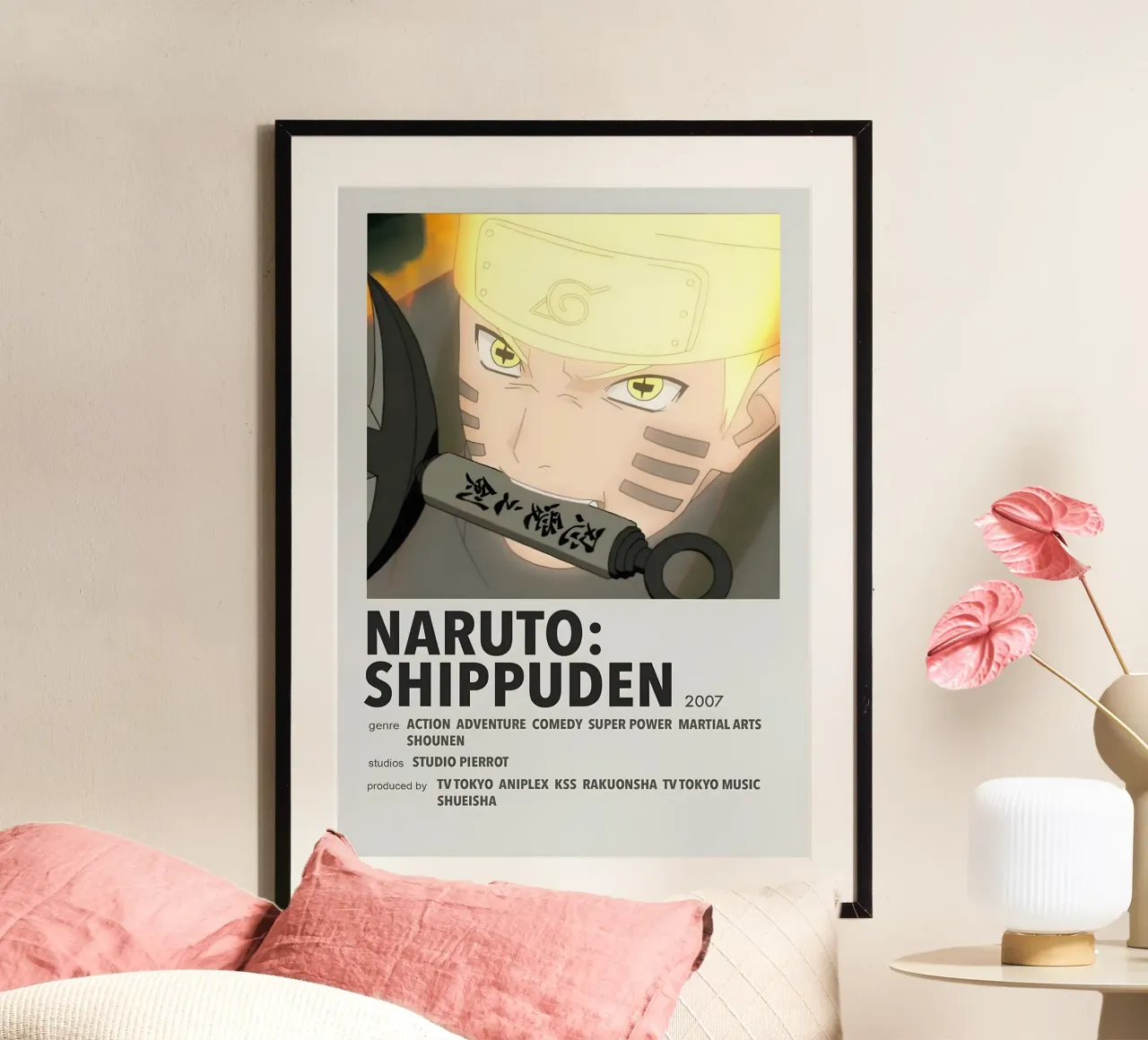 NARUTO: SHIPPUDEN  2007 poster da Totoya